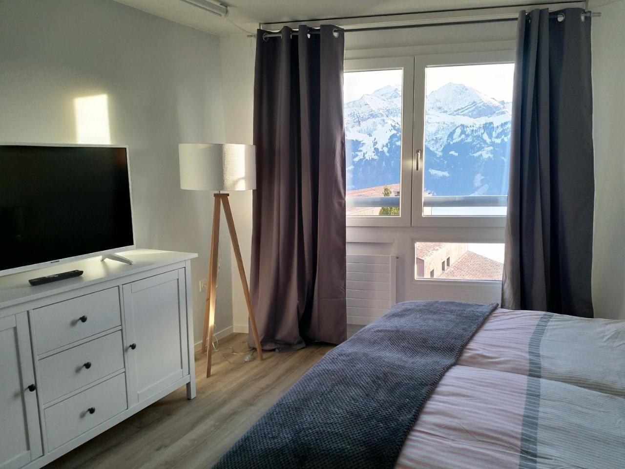 Swiss Seeblick Apartment Mit Hotelanbindung Беатенберг Экстерьер фото